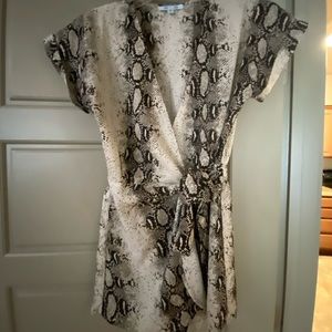 Snake Print Romper
